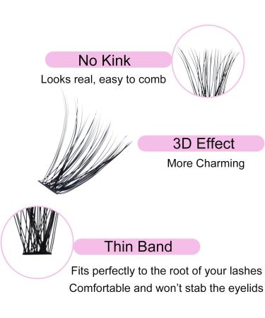 LAUBESS Individual Lashes 300 Pcs - 40D-0.07D Mix 8-15mm - Eyelash Extension Kit for False Lashes - Buy Online on GoSupps.com