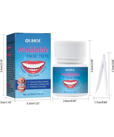 RENYWOSI Provisional Denture Kit | Temporary Restoration for Missing & Broken Teeth | International Shipping Available - Buy Online on GoSupps.com