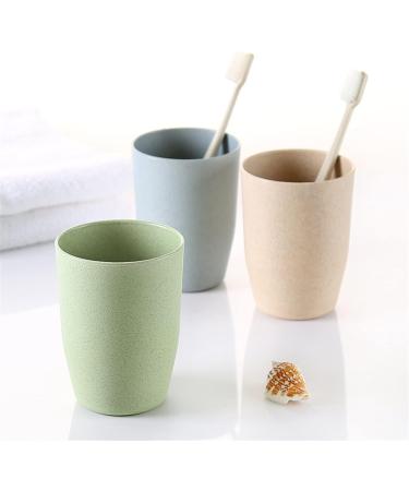 Digjobk Light Blue Toothbrush Mug - Eco-Friendly Couple Washing Cup 350 ml Dental Cylinder - Buy Online on GoSupps.com