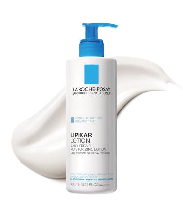 La Roche-Posay Lipikar Daily Repair Moisturizing Cream, Fragrance Free Body Moisturizer with Shea Butter, Body Lotion for Dry Skin, Moisturizing for Sensitive Skin