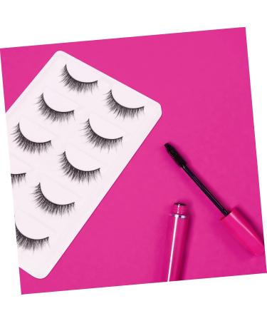 Beavorty 10 Pairs short false eyelashes fake cosmetic eyelashes Fake Eyelash thick cross eyelashes artificial eyelashes Makeup lash lashes Stage Eyelash 6d extend slim artificial fiber - Buy Online on GoSupps.com
