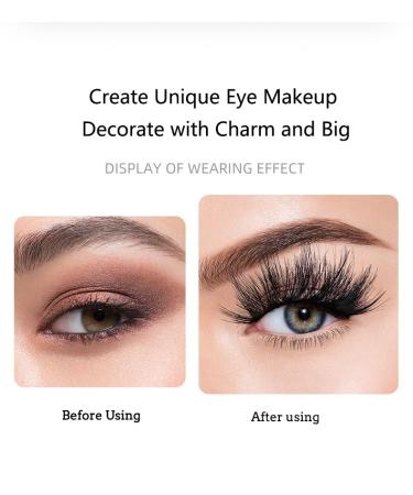 DIY Self-Adhesive 3D False Eyelashes - Natural Curl Thick & Slender - 5 Pairs for Stunning Eye Makeup (Party 01 - Buy Online on GoSupps.com