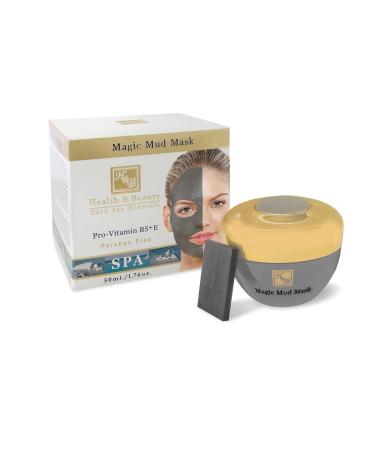 H&B Dead Sea Cosmetics - Health and Beauty Dead Sea Minerals - Magic Mud Mask - 50 ml
