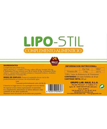  NALE LIPO STIL 20 ampoules - Buy Online on GoSupps.com
