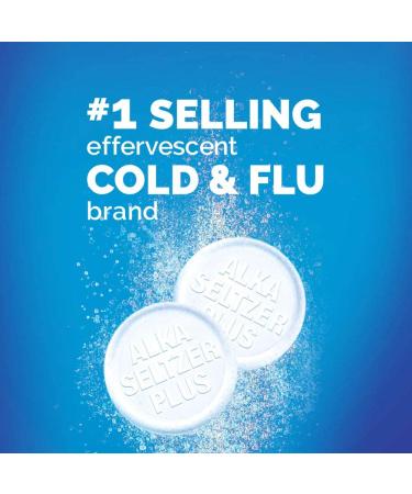 Alka-Seltzer Plus Severe Cold & Flu Citrus Effervescent Tablets - 48ct - Buy Online on GoSupps.com