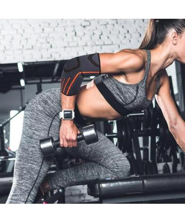 Elbow Support Brace for Men and Women Elbow Sleeve for Tennis Golfers Powerlifting Bodybuilding Sports Compression Arm Sleeve for Tendonitis Arthritis Joint Pain Relief(Grey Small (S)) Small (S) Grey - Buy Online on GoSupps.com