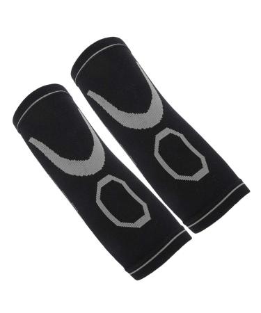 ZJchao Compression Elbow Support Sleeve for Running - Antiskid Warmth & Muscle Swelling Relief (Black/Gray - Buy Online on GoSupps.com