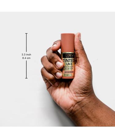 EBIN NEW YORK Tinted Lace Powder - Dark Brown | 1.2g - Long Lasting Formula for a Natural and Matched Skin Tone - Buy Online on GoSupps.com