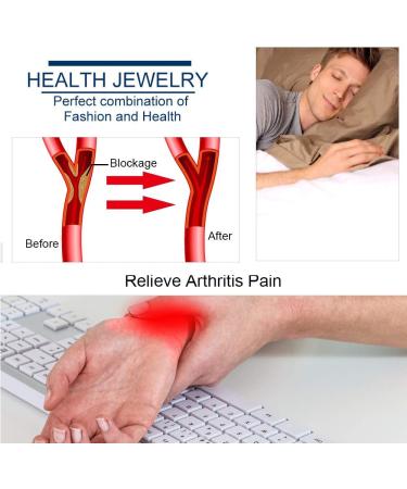 Buy N+Nitrolube Stainless Steel Magnetic Bracelet for Men | Energy Therapy for Arthritis & Carpal Tunnel Relief | 22cm Silver & Gold - Buy Online on GoSupps.com