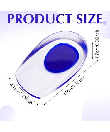 Apricitie Heel Spur Inserts - 3 Pairs Gel Cushions for Heel & Achilles Protection | Orthopedic Heel Pillows for Women (Sizes 35-39) - Buy Online on GoSupps.com