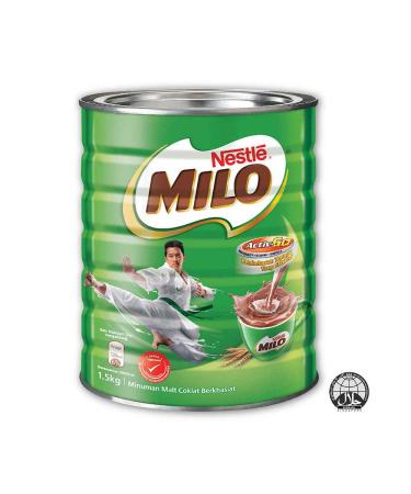Nestle Milo Malaysia 3.3 Pound (1.5kg) Halal Beverage Mix Chocolate Malt Powder Tin Can Fortified Powder Energy Drink Cocoa