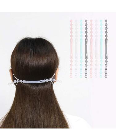 Adjustable Silicone Mask Band Extension - 8PC Earsaver Anti-Gnawing Holder Hook for Ultimate Comfort - Buy Online on GoSupps.com