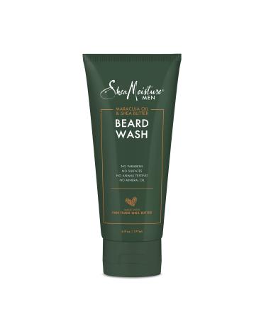 SheaMoisture Beard Wash for a Full Beard Maracuja Oil & Shea Butter to Deep Clean and Refresh Beards 6 oz (Pack of 24)