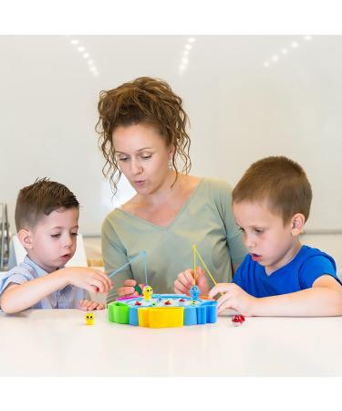 Nuheby Fish Game Toy: Musical Fishing Rod Set for Kids - Toddler Toys Role Play Game for Boys and Girls Ages 3-6 - Buy Online on GoSupps.com