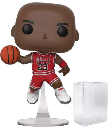 Funko NBA Chicago Bulls Michael Jordan Pop! Vinyl Figure with Pop Box Protector - Official Collectible - Buy Online on GoSupps.com
