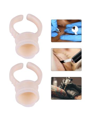 100 Pieces Silicone Cup Rings - Semi-Permanent Nail Art Glue Holders for Eyelash Extensions & Nail Art (L - Buy Online on GoSupps.com