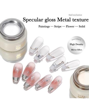 Buy 8ml Silver Metallic Painting Gel - Sliver & Gold for International Shipping - Buy Online on GoSupps.com