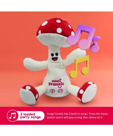 FUNGI Frankie Interactive Plush Toy for Kids | Talking, Dancing, Musical Mushroom Toy | Early Development Activity Gift | Ages 3 - Buy Online on GoSupps.com
