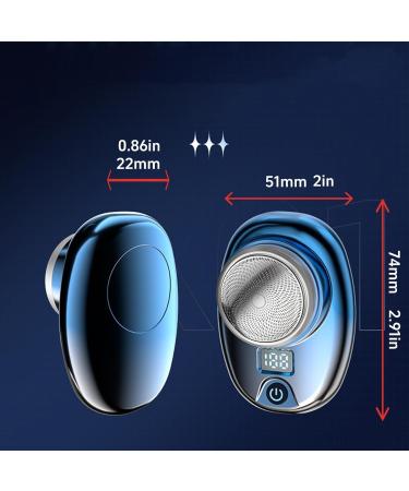 Onthpointe Onthpointe Mini Electric Shaver Onthpointe Mini Electric Razor Zao Mini Shaver Men 2024 Mini Electric Shavers for Men Mini Portable Shaver Rechargeable Waterproof Portable Razor (Silver) - Buy Online on GoSupps.com