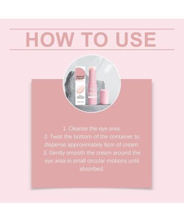 Retinol Eye Stick: Hydrating & Plumping Eye Care Portable Fast-Absorbing Eye Treatment Stick - Buy Online on GoSupps.com