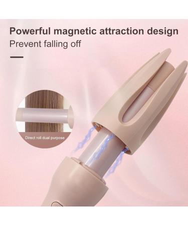 Kasituny Automatic Curling Iron Multifunction Hair Straightener Rotary Ceramic Fast Heating Curler Negative Ions Wand Women Styling Tool us Pink US Plug - Buy Online on GoSupps.com