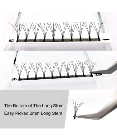 Obeya 5D Premade Volume Fans - C Curl Silk Lashes 0.10mm 9-16mm Mix for Natural & Soft Eyelash Extensions - Buy Online on GoSupps.com