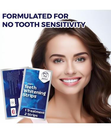 DENTELO Teeth Whitening Strips |Zero Sensitivity |Non-Slip Grip |Dentist Formulated Teeth Whitening Kits UK Teeth Whitener Strips Tooth Whitening Strip Teeth Whiteners whitestrips 1 count (Pack of 28) - Buy Online on GoSupps.com