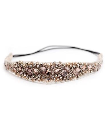 Elegant Tininna Bridal Headband - Handmade Rhinestone & Pearl Crown for Weddings - Buy Online on GoSupps.com