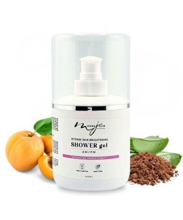 Moona Jolie Shower Gel 250ml | Full Body Cleanser - Deep Cleansing Face & Body Wash with Vitamin E and Aloe Vera Balances Skin Tone ReducesFine Lines and Hyperpigmentation