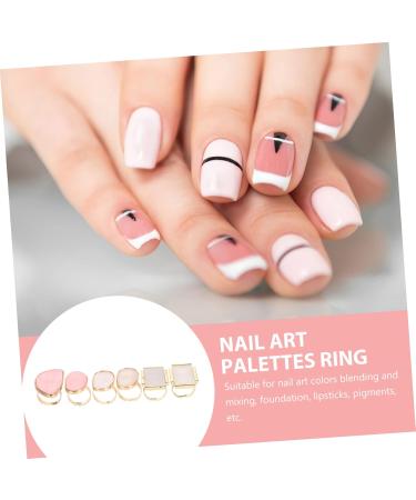 DECOMELODY 6 Piece Nail Mixing Set For Nail Manicure Makeup Mixing Bowl With Smooth - Buy Online on GoSupps.com