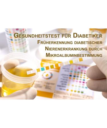One+Step Health Test for Diabetics - Early Detection of Kidney Disease (100 Pieces) | Reliable Microalbumin Testing - Buy Online on GoSupps.com
