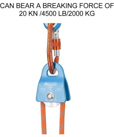 NewDoar Micro Mobile Single Pulley 20kN - CE Certified - 1/2in Max Rope for Arborist Climbing and Rescue - Buy Online on GoSupps.com