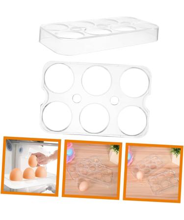 Beatifufu Egg Holder 2pcs Refrigerator -slot Egg Tray Slots Holder Rack Storage Replacement Egg Holder Storage - Buy Online on GoSupps.com