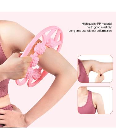 Leg Massage Roller - 7-Wheel Deep Tissue Muscle Roller for Sore Muscle Relief | Versatile Trigger Point Massage Tool for Legs Arms Neck & Waist - Buy Online on GoSupps.com