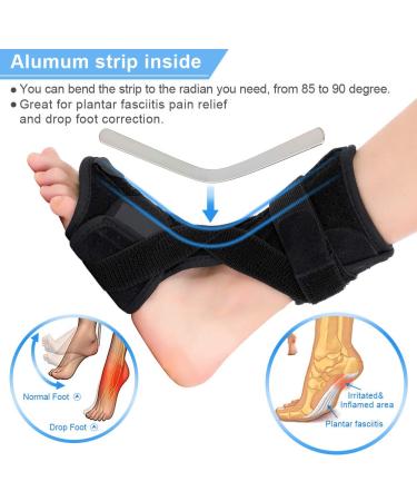 Health Gear Adjustable Plantar Fasciitis Night Splint | Pain Relief Brace for Left & Right Foot | Comfortable Sleep Support - Buy Online on GoSupps.com