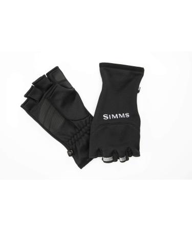 Simms Freestone Half-Finger Mitt for Fishing and Outdoor Activities X-Large Black