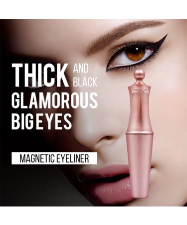 2pcs Liquid Eyeliner Black Waterproof Eyeliner Magnetic Eyeliner Pen Lashes Glue Make up - Buy Online on GoSupps.com