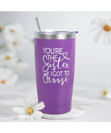 Relaxing Spa Gift Basket Set - Unique Birthday & Christmas Gifts for Women | Ideal for Mom, Sister, Best Friend, Wife | Friendship & Funny Gifts | Purple Theme - 'You're the Sister I Got To - Buy Online on GoSupps.com