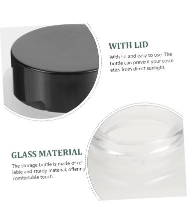 travel sample container eyeshadow jars travel cosmetic containers square cosmetic jars portable cosmetic jar sample jars tiny jars with lids face cream jar makeup box Glass make up - Buy Online on GoSupps.com