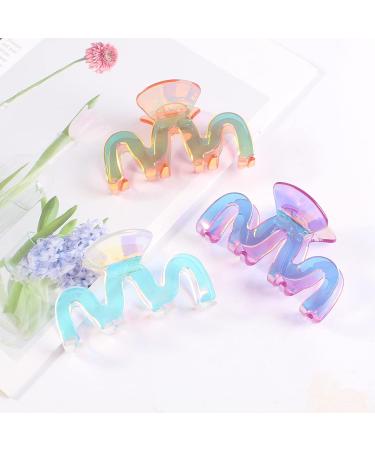 Jayongnee 3Pcs Nonslip Hair Claw Clips for Women - Thick & Thin Hair (Multi-colored) - Buy Online on GoSupps.com
