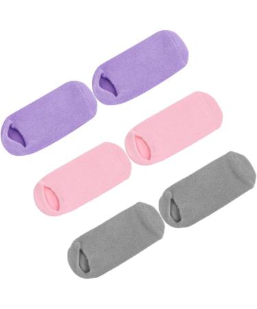 Healeved 6 Pairs Foot Gel Socks Care Products Vegetable Gel Ordinary Miss - Buy Online on GoSupps.com