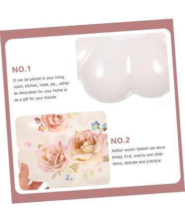 Alipis 2pcs Snack Dish Dried Fruit Tray Reusable Snack Tray Household Fruit Tray Thicken Melon Seed Plate - Buy Online on GoSupps.com