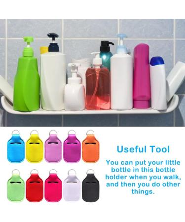 dijiusidy Key Chain Thoughtful Design Flip Caps Reusable Refillable Useful Bottle Holder Assorted Colors Portable Holders Straw Yellow XY Straw Yellow XY - Buy Online on GoSupps.com