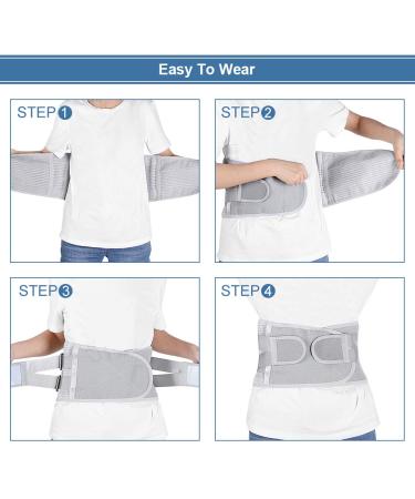 Back Support Belt for Men & Women | Posture Correction & Muscle Relief | ckbandlag Support Struts (L) - International Shipping Available - Buy Online on GoSupps.com