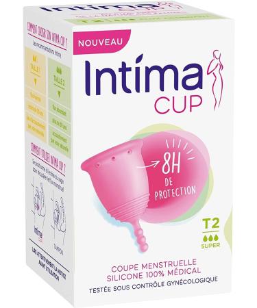 Intima Cup Menstrual Cup Size 1 - 2 Pack | Eco-Friendly & Comfortable for All | Shop Internationally - Buy Online on GoSupps.com
