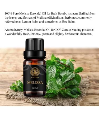 Aromatherapy Melissa Essential Oil for Diffuser 100% Pure Melissa Essential Oil for Massage Therapeutic Grade Melissa Essential Oil for Humidifier - Buy Online on GoSupps.com