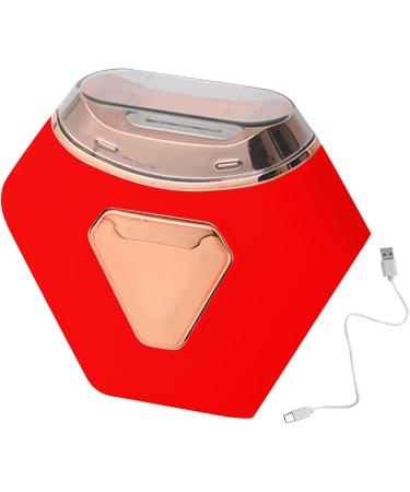 Eventerde Electric Nail Cutter - Rechargeable Fingernail File | Electric Automatic Nail Safety Trimmer with Nail Clip Storage 2-in-1 Nail Cutter and Polisher for Kids Adults Red - Buy Online on GoSupps.com