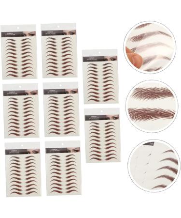 Beavorty 72 Sheets Waterproof Eyebrow Stickers 6d Hair- Eyebrows Stickers Fake Eyebrow Stickers 3d - Buy Online on GoSupps.com