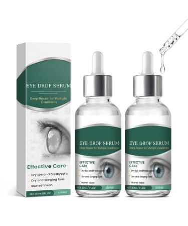 2PC Optifusion Eye Care Herbionyx Nano Eye Serum Gentle Moisturising With Lutein Vitamin C & E 2 Fl Oz (Pack of 1)
