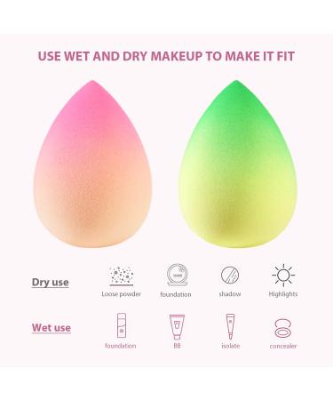 4 Pieces of Makeup Sponges 1 Piece of Non-woven Bag Beauty Sponge Flawless Makeup Set Soft and Skin-Friendly Gradient Sponge Suitable for Makeup and Beauty - Buy Online on GoSupps.com